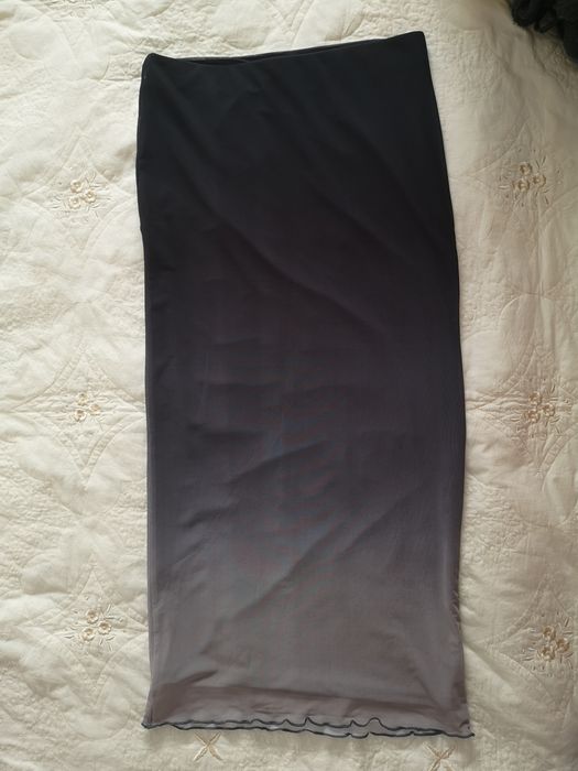 Fusta maxi dreapta plasa gradient C&A