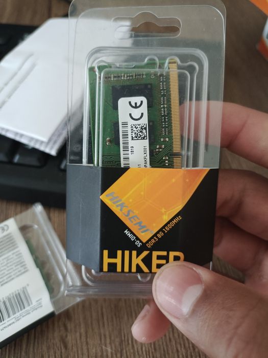 Оперативка 2×4гб ddr3 новая