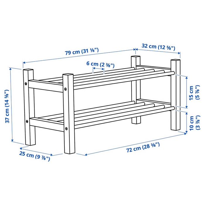 Обувница IKEA Tjusig