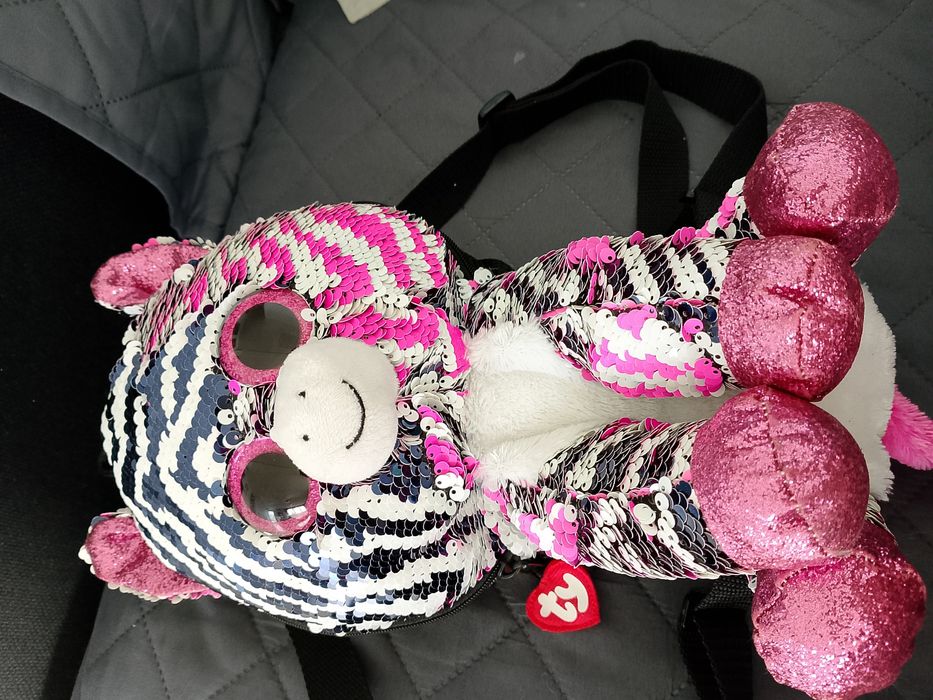 Ghiozdan ty paiete reversibile