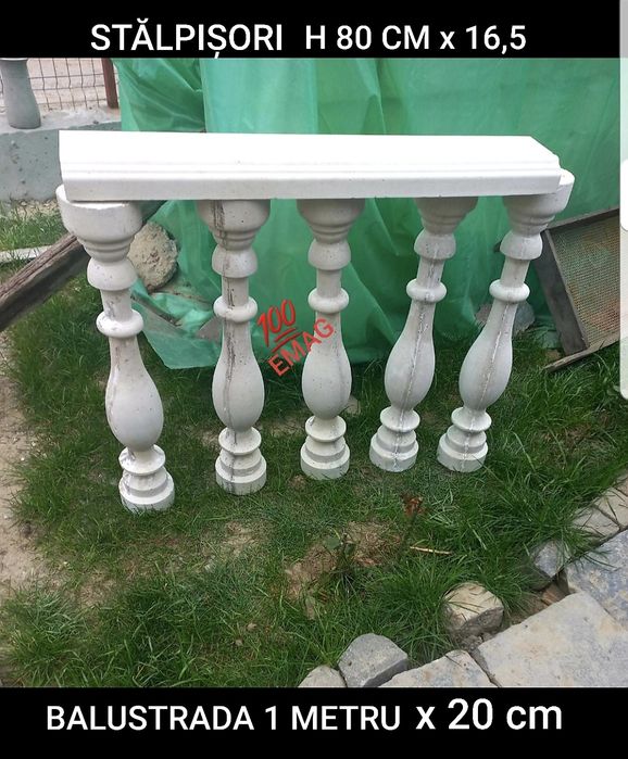OFERTA SEZON matrite stalpisori balustri forme pavaj beton constructi stalpi balustrada piese unelte accesori dale molde materiale gradina pavele