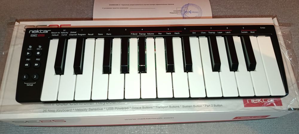 Клавиатура MIDI Nektar SE25