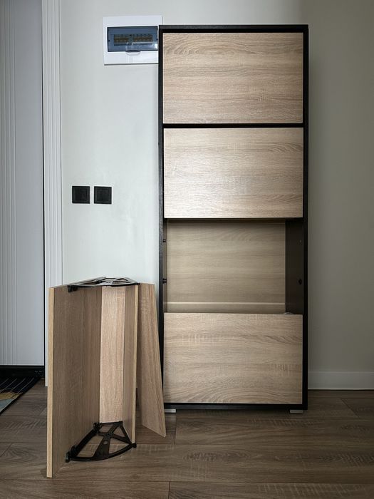 Обувница шкаф комбинированный