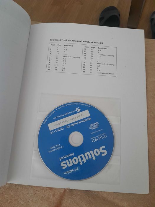 Solutions. Advanced Workbook.With audioCD. 2nd ed.Oxford exam support