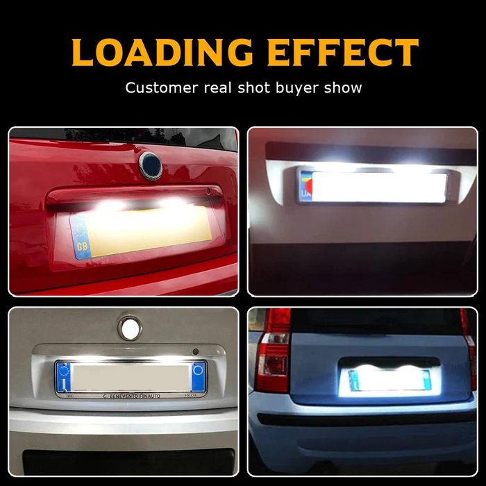 Плафони LED №5065-6 за регистрационен номер BMW 1 Серия E81 E87 E63 E6