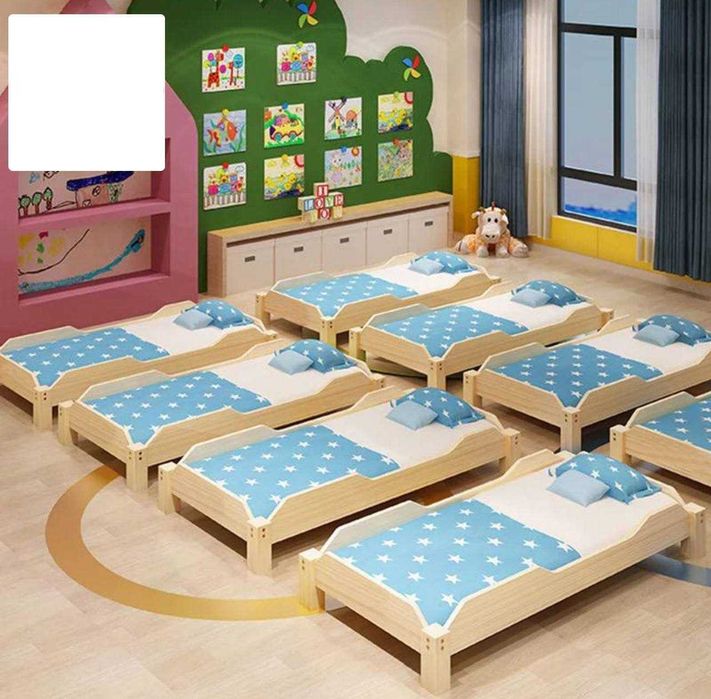 Кровать для детсадов Штабелируемые-60х25х136 см Доставка бесплатно