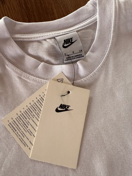 Мъжка,памучна,бяла тениска Nike Air