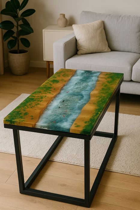 Стол из эпоксидной смолы