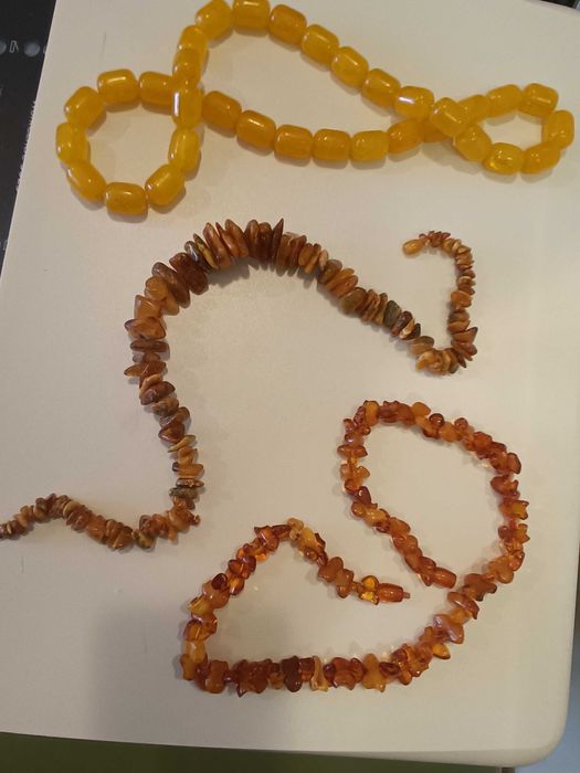 Огърлици от кехлибар, гръцко, френско и дизайнерско колие, обеци