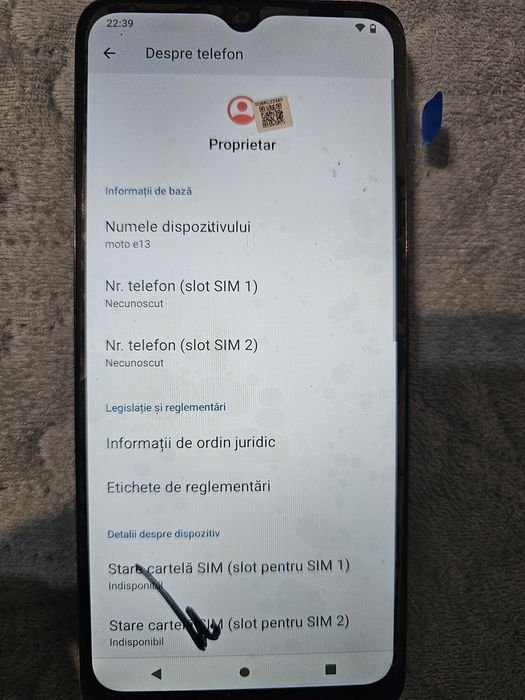 Motorola E13 Display nou Plus Husă