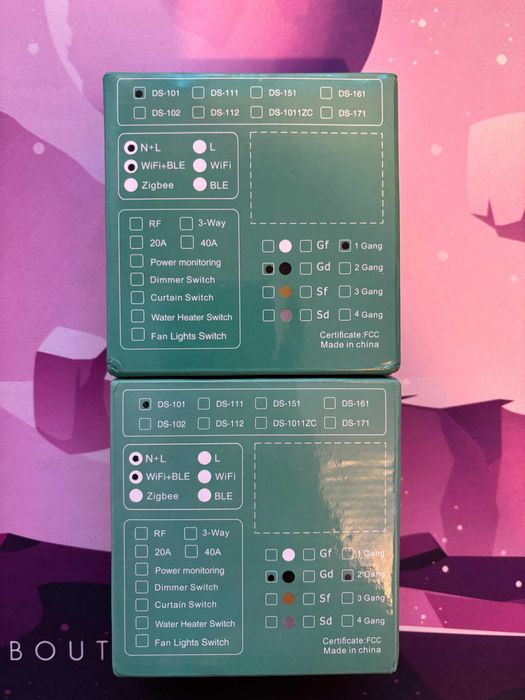 Intrerupator smart cu touch, Wi-Fi, Control vocal, Alexa si Google