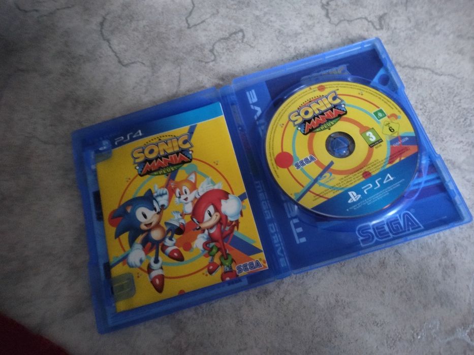 Диски PS4 Sonic Frontiers, sonic X shadow generations, Sonic Mania