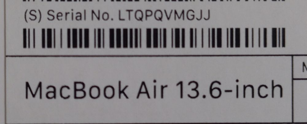 MacBook air 13.6 16/256гб