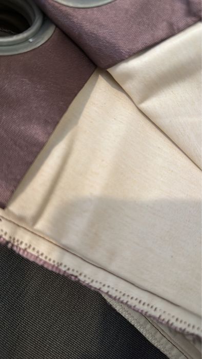 3 пердета високо качество с затъмняващ плат в конплект с корнизи