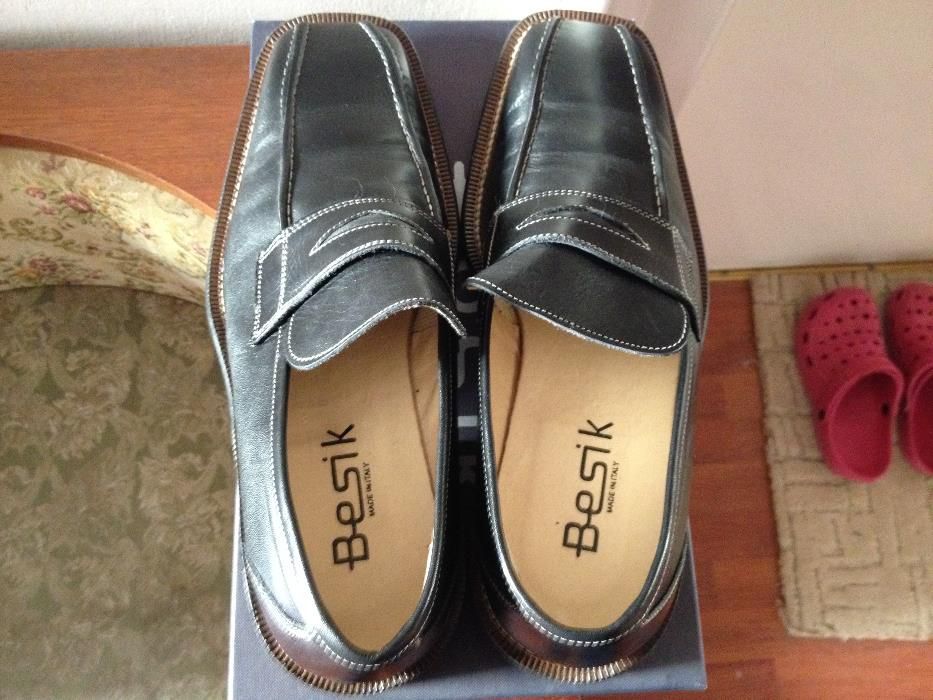 Mocasini barbati piele made in Italy-NOU!