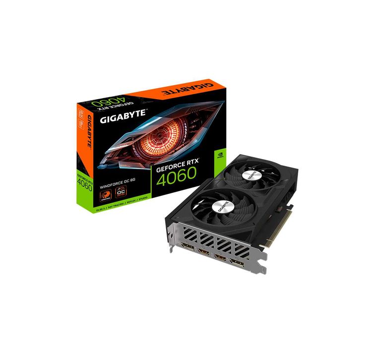 ; Видеокарта GIGABYTE RTX4060 8GB  WindForce OC