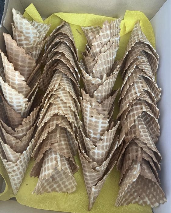 Домашние вафли хрустящие