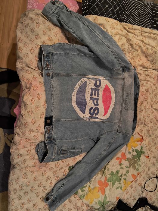 Geacă de blugi Zara Man ediție limitată Pepsi