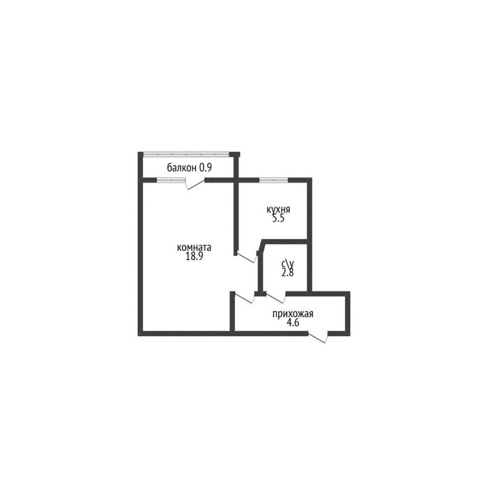 Продам 1 ком квартиру