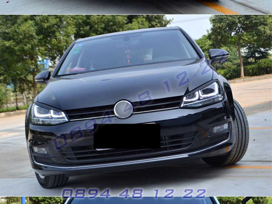 Тунинг Горни Вежди Бленди Фарове Фар VW Golf 5 6 7 Голф 2005-2018