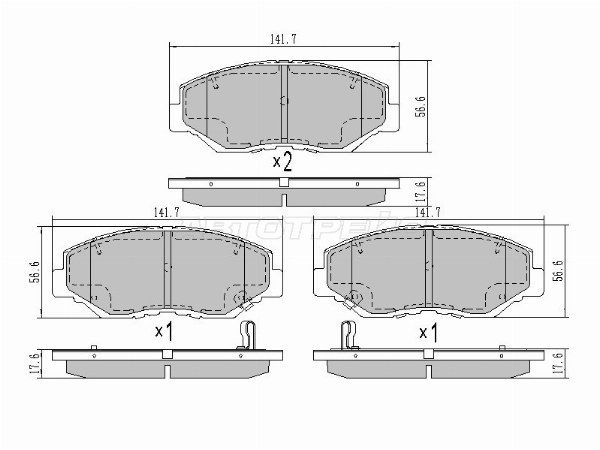 Колодки тормозные Honda Civic