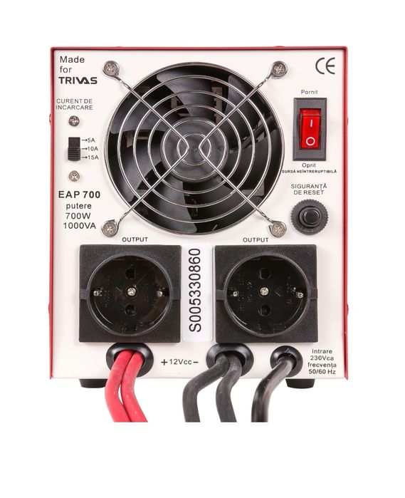 UPS EAP-700 Ultimate, 700W, 1000VA, 230 V/ 12 V+Baterie  Bosch  90Ahm