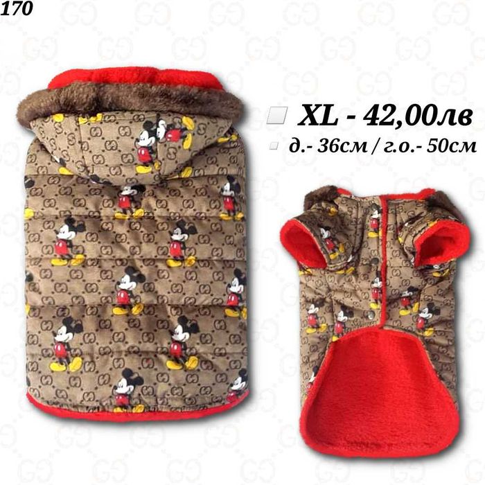 Луксозни якета за кучета. Дрехи за куче. Луксозно яке за куче. Гучи