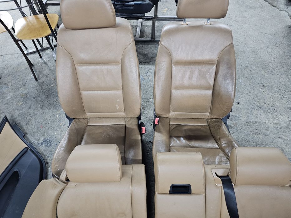 Кожен салон бмв е61 bmw e61 salon s podgrev полу ел с подгрев фейслифт facelift feis фейс
