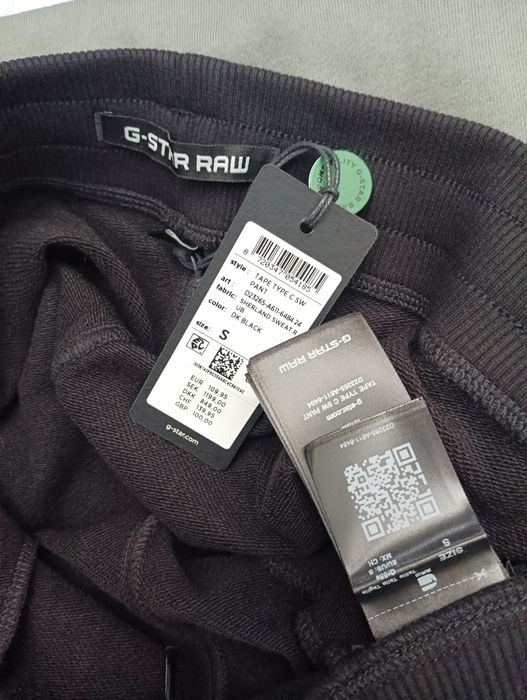 Оригинално долнище G-STAR RAW XS S  M L XL XXL 3XL мъжко черно анцуг