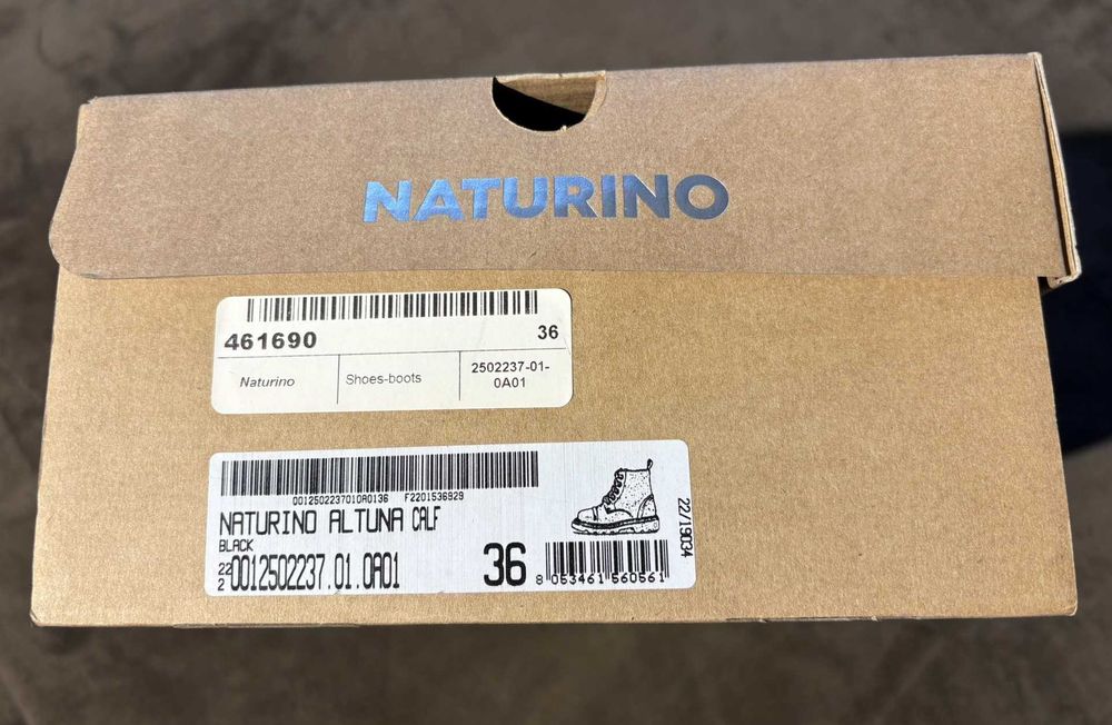 Боти от естествена кожа Naturino размер 36