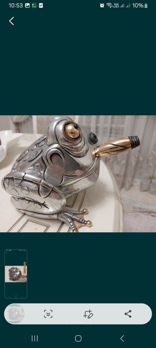 Коллекция лягушка серебро