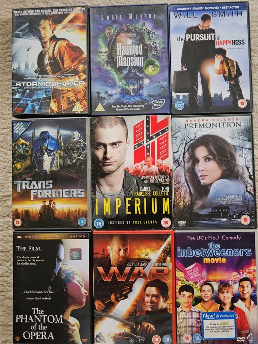 Оригинални DVD от лична колекция на Английски език