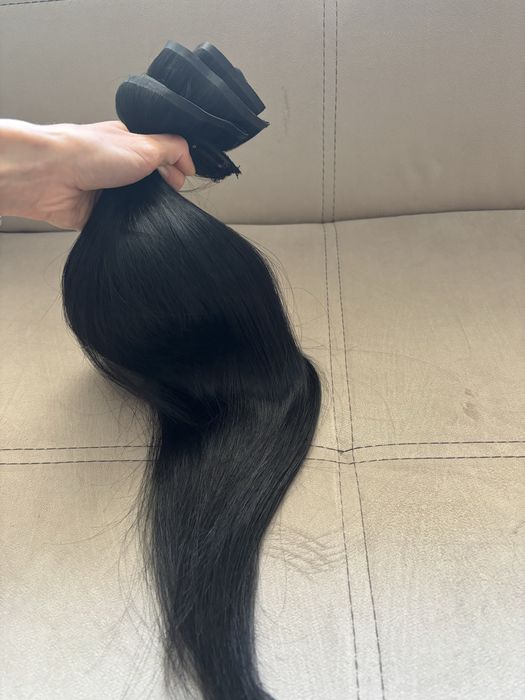 Екстеншъни естествена коса 160 гр 52/55 см удължения