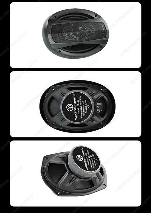 Чифт Авто Тонколони Mekede&Navifly 6x9inch | | 5-way | 120W | 4Ω | Плътен бас