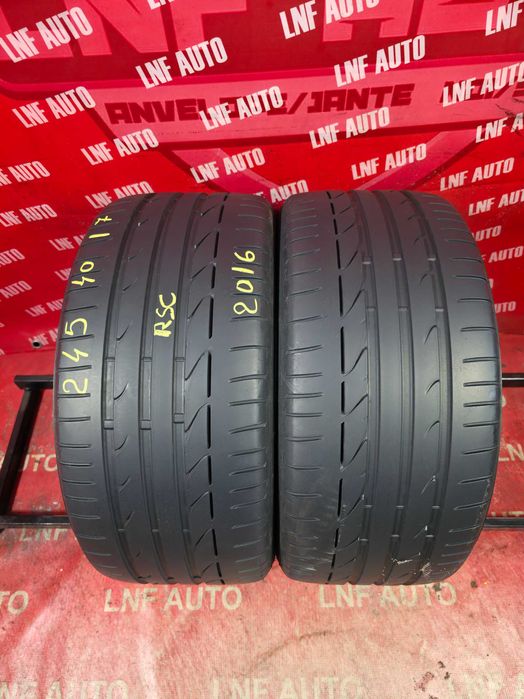 Anvelope de VARA - 245/40/17 - BRIDGESTONE - 5.6 MM - DOT 2016 RFT !