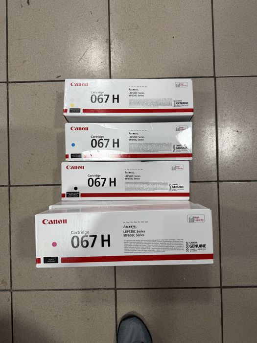 Vand cartuse canon 067h originale sigilate, toate culorile