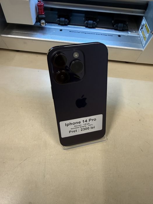 Iphone 14 pro / 128 gb / 100% baterie / Garantie / impecabil ca nou