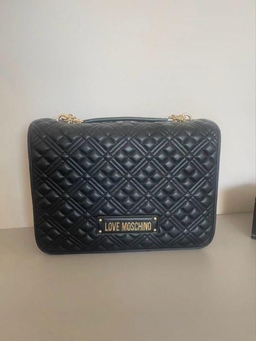 Geanta moschino mare neagra de umar