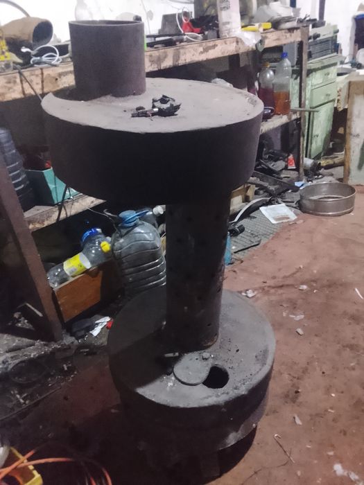 Печь на отработке