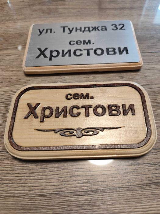 Дървени изделия табелки ключодържатели икони