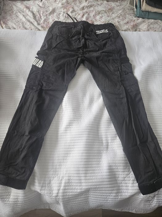 Мъжки панталони - Denim, Black Squad, Knec,