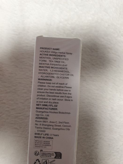 Vitiligo Herbal Spray