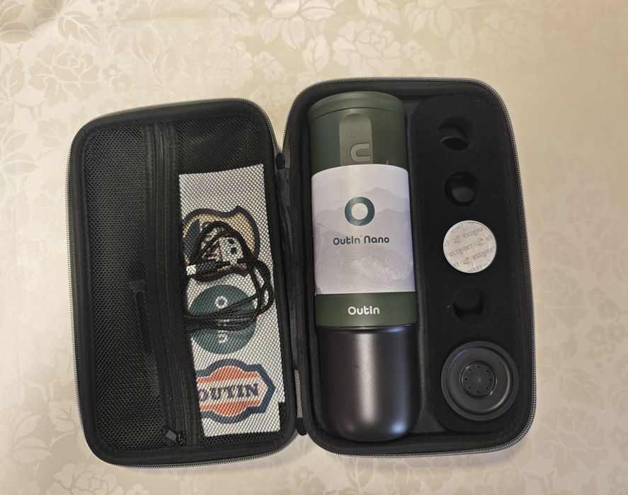 Портативна кафемашина за еспресо Outin Nano + Калъф