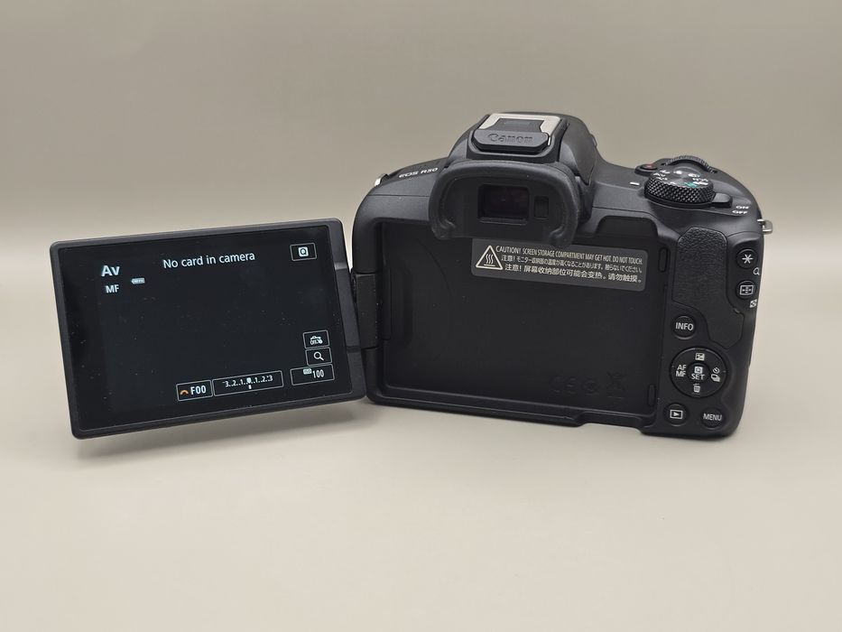 Body canon R50, 2126 CADRE!! Ecran rabatabil și filmare 4K