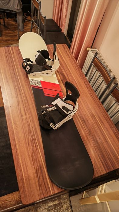 Placa Snowboard Light Corp 160cm cu legaturi Burton Freestyle L