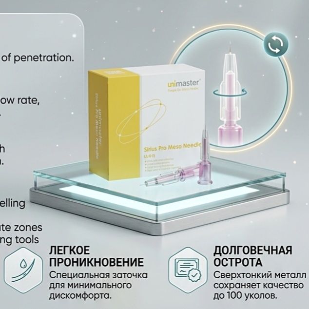 Профессиональные иголки для мезотерапии