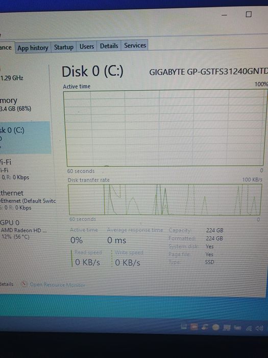Vând laptop AMD A4-6210, perfect funcțional.