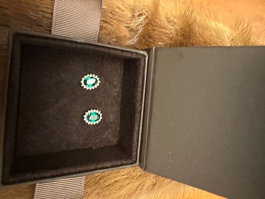 Cercei Aur Teilor piartra zirconiu