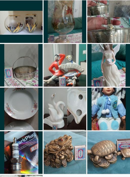 Шкатулка из ракушек, статуэтка Юг