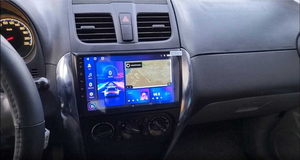 Navigatie Android Suzuki SX4 2005-2013 WiFi Waze YouTube GPS USB